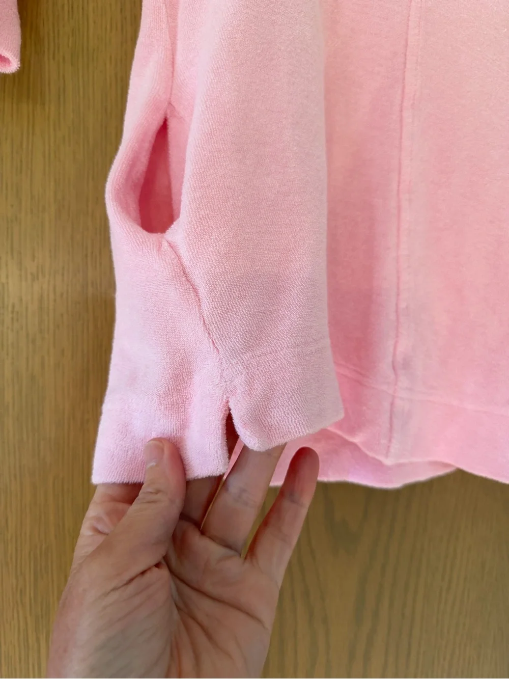 Lilly Pulitzer Pink Hooded Terry Girls' Swim Coverup Organic Cotton / 4T